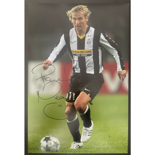 Pavel Nedved Signed Autograph 12x8 Photo Juventus Football NEW LOW PRICE