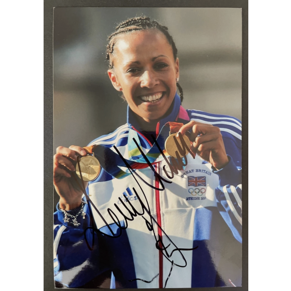 Kelly Holmes Signed Autograph 6x4 Photo Olympics Athletics NEW LOW PRICE Kelly Holmes Signed Autograph 6x4 Photo Olympics Athletics NEW LOW PRICE