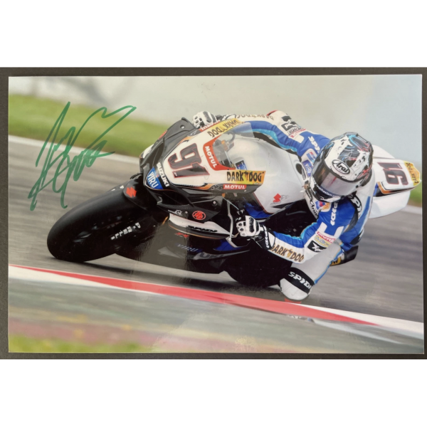 Leon Haslam Signed Autograph 6x4 Photo Superbikes Racing Sport & COA Leon Haslam Signed Autograph 6x4 Photo Superbikes Racing Sport & COA