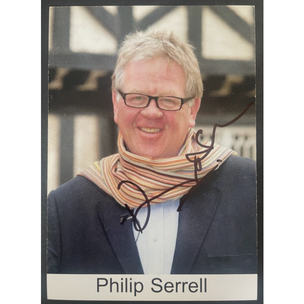 Philip Serrell Signed Official Autograph 6x4 Photo TV Bargain Hunt NEW LOW PRICE Philip Serrell Signed Official Autograph 6x4 Photo TV Bargain Hunt NEW LOW PRICE
