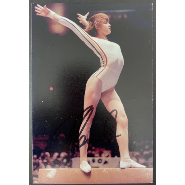 Nadia Comaneci Signed Autograph 6x4 Photo Olympics Gymnastics NEW LOW PRICE