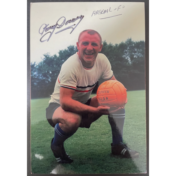 Tommy Docherty Signed Autograph 6x4 Photo Arsenal Football NEW LOW PRICE Tommy Docherty Signed Autograph 6x4 Photo Arsenal Football NEW LOW PRICE