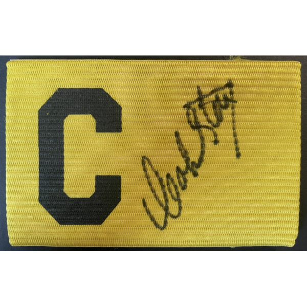 Colin Stein Signed Autograph Captains Armband Rangers Coventry City Football COA Colin Stein Signed Autograph Captains Armband Rangers Coventry City Football COA