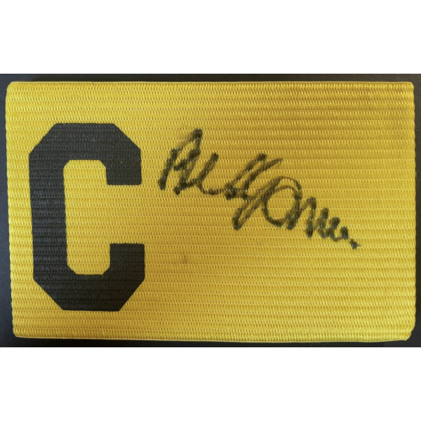 Lee Chapman Signed Autograph Captains Armband Leeds Utd Sheffield Wednesday COA