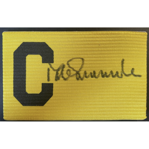 Mike Summerbee Signed Autograph Captains Armband Man City Swindon Town Football