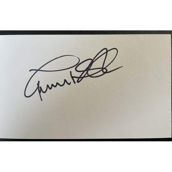 Paul Walsh Signed Autograph White Index Card Liverpool Spurs Football COA