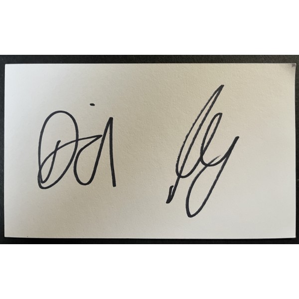 David Wagner Signed Autograph White Index Card Huddersfield Football COA