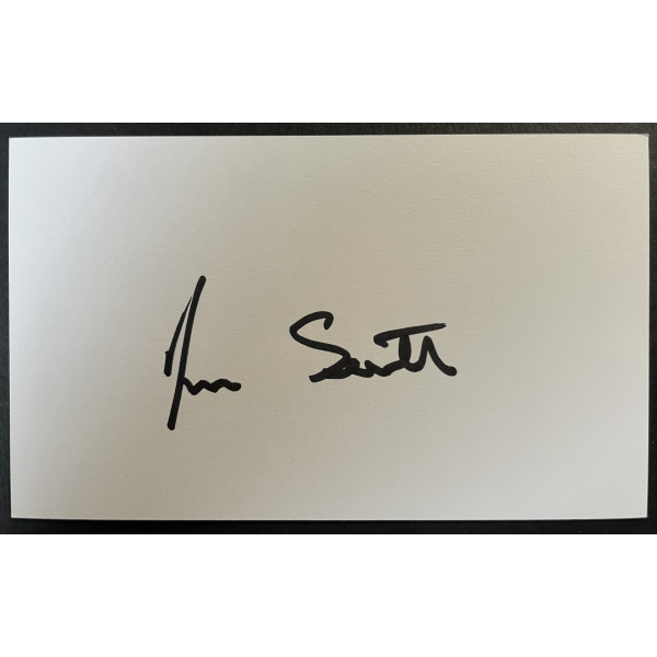 Jim Scott Signed Autograph White Index Card Newcastle United Football COA