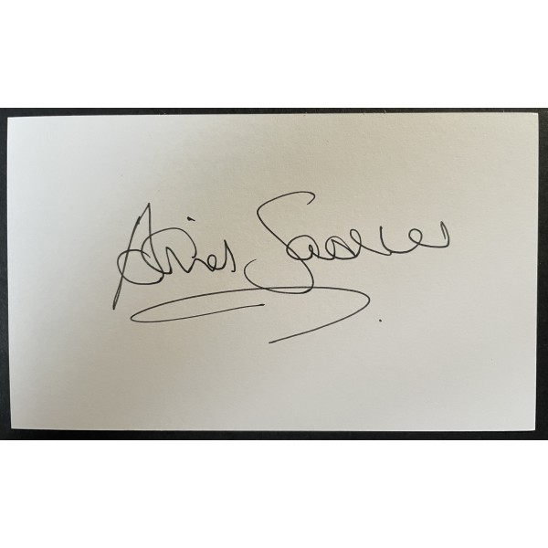 Dave Sadler Signed Autograph White Index Card Manchester United Football COA