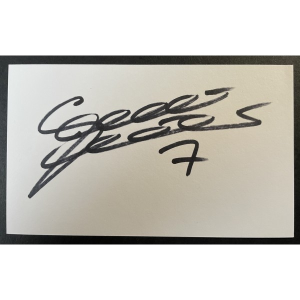 Grant Leadbitter Signed Autograph White Index Card Middlesbrough Sunderland COA