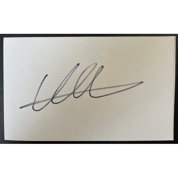 Luke Garbutt Signed Autograph White Index Card Blackpool Salford Football COA
