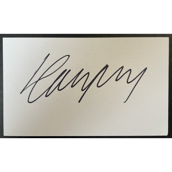 Lee Gregory Signed Autograph White Index Card Millwall Sheffield Wednesday COA