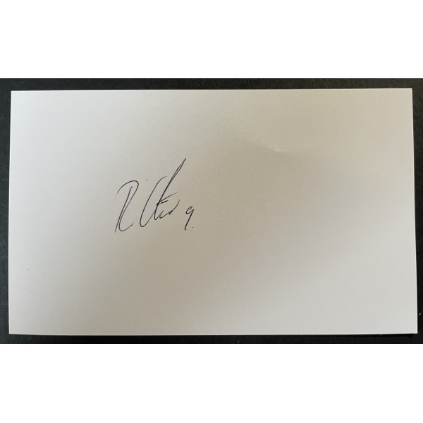 Robert Glatzel Signed Autograph White Index Card Cardiff City Football COA
