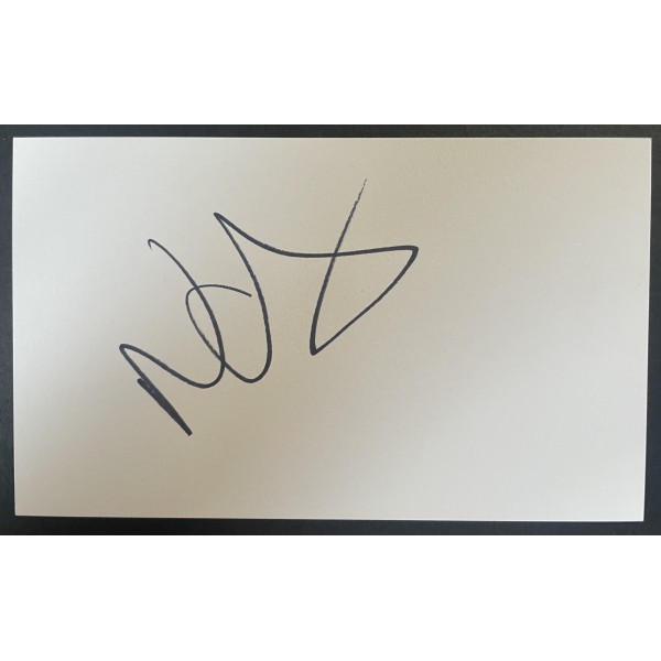 Nathan Massey Signed Autograph White Index Card Castleford Tigers Rugby League