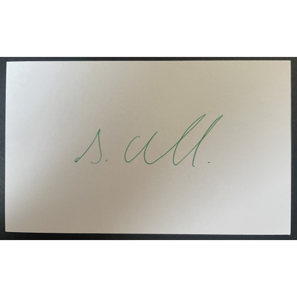 Scott Overall Signed Autograph White Index Card Olympic Athletics London 2012