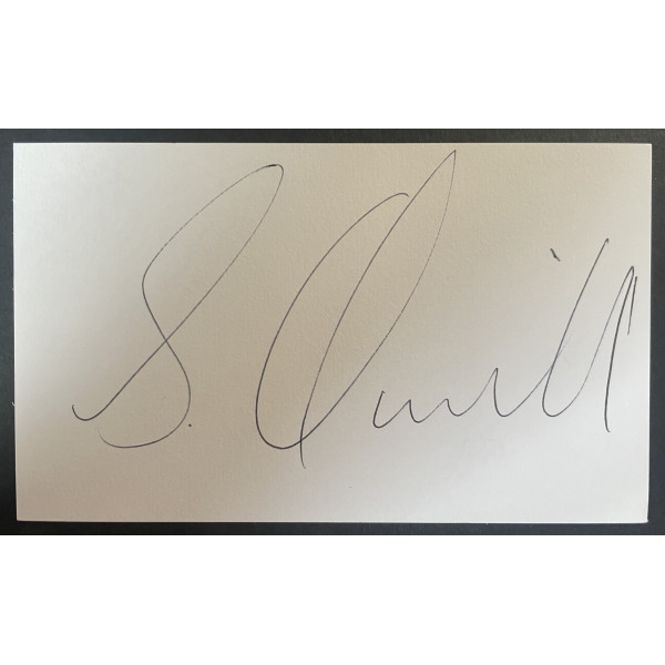 Scott Quinnell Signed Autograph White Index Card Wales Rugby Union COA