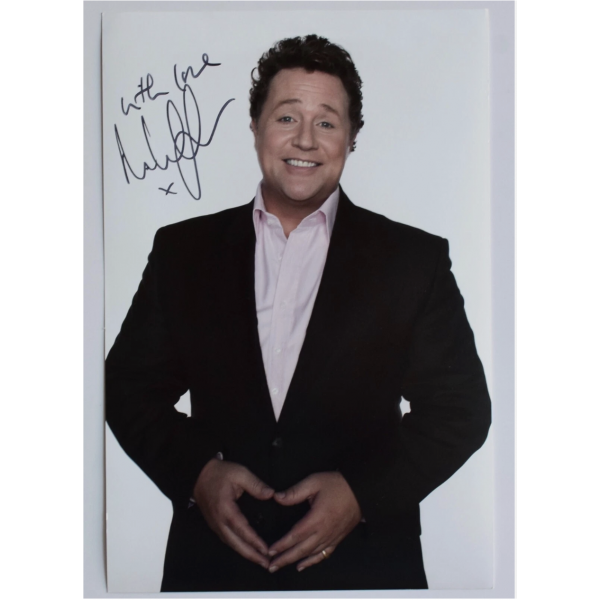 Michael Ball Signed Autograph 12x8 photo Music Radio 2 Les Miserables COA AFTAL