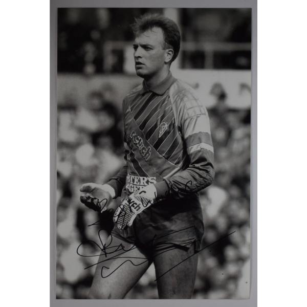 Bryan Gunn Signed Autograph Signature 12x8 Photo Norwich City Football COA AFTAL