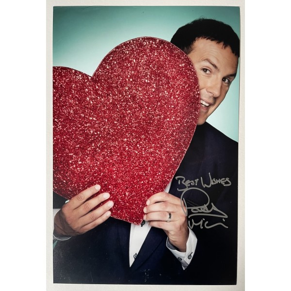 Paddy McGuinness Signed Autograph 12x8 Photo TV Take Me Out Comedy Phoenix Night Perfect Gift Memorabilia	