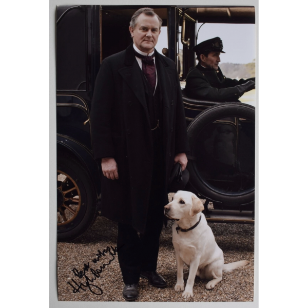 Hugh Bonneville Signed Autograph 12x8 Photo Downton Abbey TV COA AFTAL