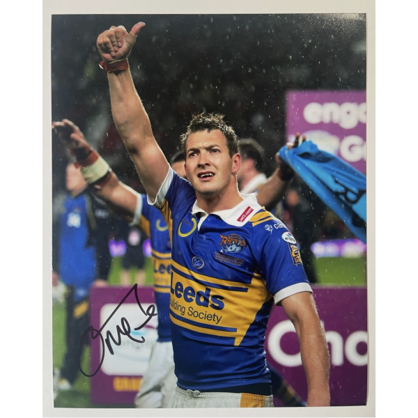 Danny McGuire Signed Autograph Signature 10x8 Photo Leeds Rhinos Rugby League