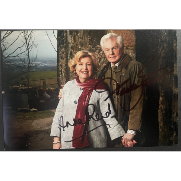 Derek Jacobi & Anne Reid Signed Autograph x2 6x4 Photo Last Tango In Halifax COA