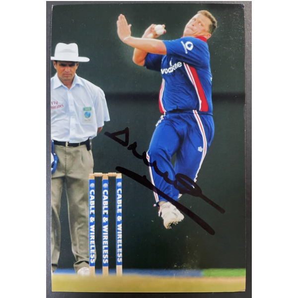 Darren Gough Signed Autograph Signature 6x4 Photo England Cricket Ashes COA