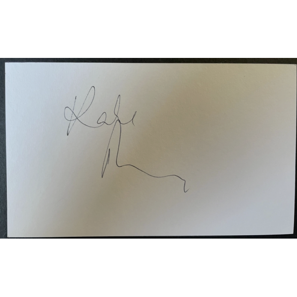 Kate Phillips Signed Autograph White Index Card Peaky Blinders Actress TV COA
