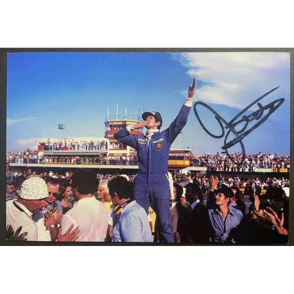 Jody Scheckter Signed Autograph 6x4 Photo Formula 1 Motor Racing Sport LOW PRICE