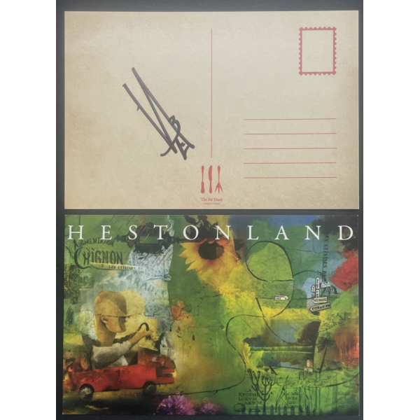 Heston Blumenthal Signed Official Autograph 6x4 Photo Card Fat Duck Chef COA