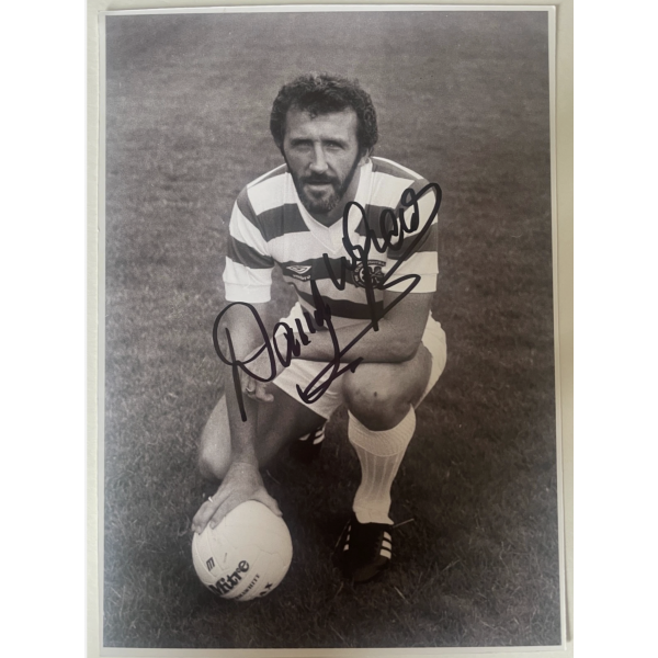 Danny McGrain Signed Autograph 7x5 photo Glasgow Celtic Football NEW LOW PRICE Danny McGrain Signed Autograph 7x5 photo Glasgow Celtic Football NEW LOW PRICE