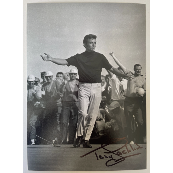 Tony Jacklin Signed Autograph 7x5 photo Golf Open Ryder Cup NEW LOW PRICE