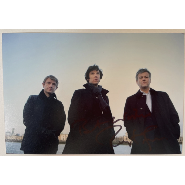 Rupert Graves Signed Autograph 6x4 Photo TV Sherlock Actor NEW LOW PRICE