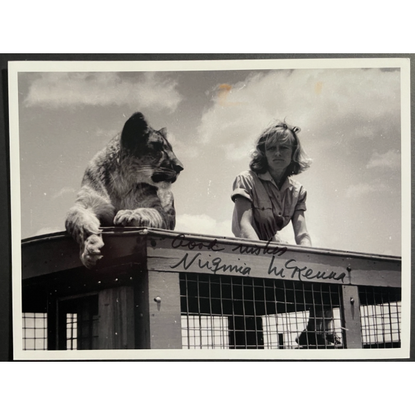 Virginia McKenna Signed Autograph 8x6 Photo Film TV Born Free Actress & COA