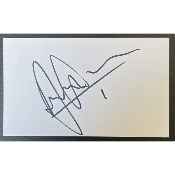 Ben Alnwick Signed Autograph White Index Card Bolton Sunderland Football COA