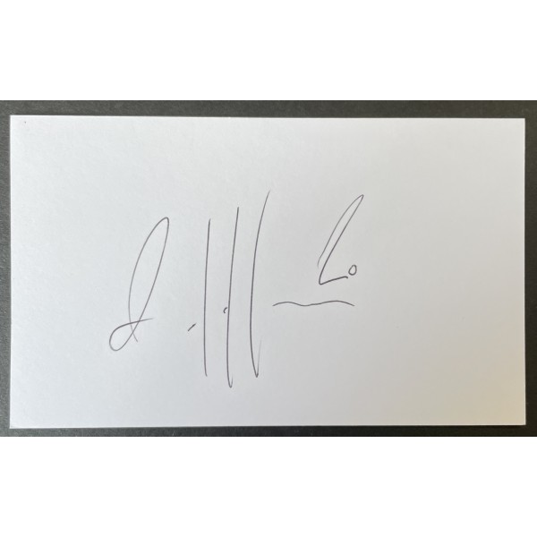 Adam Lallana Signed Autograph White Index Card Liverpool Southampton Football