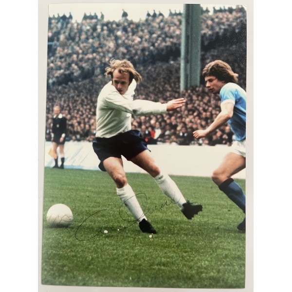 Archie Gemmill Signed Autograph 7x5 photo Derby County Football NEW LOW PRICE