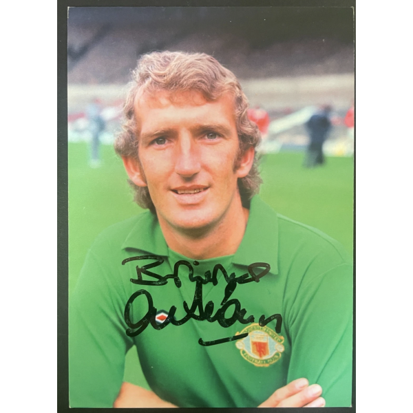 Alex Stepney Signed Official Autograph 6x4 Photo Man Utd Football NEW LOW PRICE