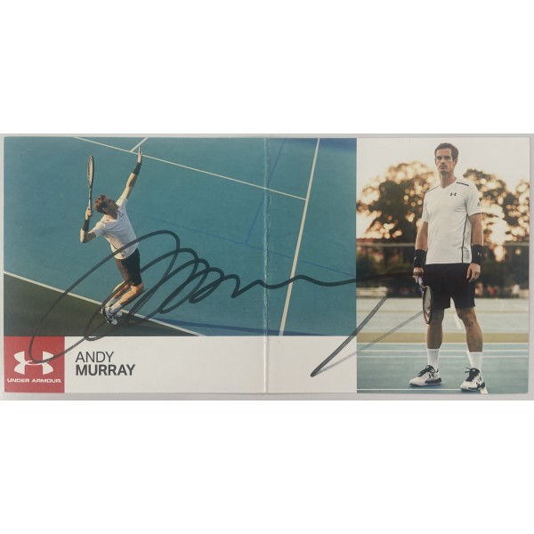 Andy Murray Signed Official Autograph 8x4 Photo Tennis FOLD NEW LOW PRICE