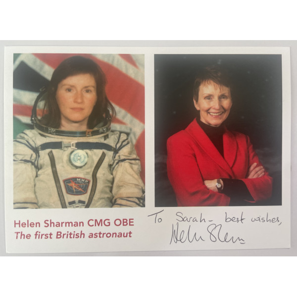 Helen Sharman Signed Official Autograph Photo Astronaut NEW LOW PRICE Dedicated