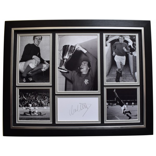 Colin Stein Signed Framed Autograph 16x12 photo display Rangers Football COA Perfect Gift Memorabilia