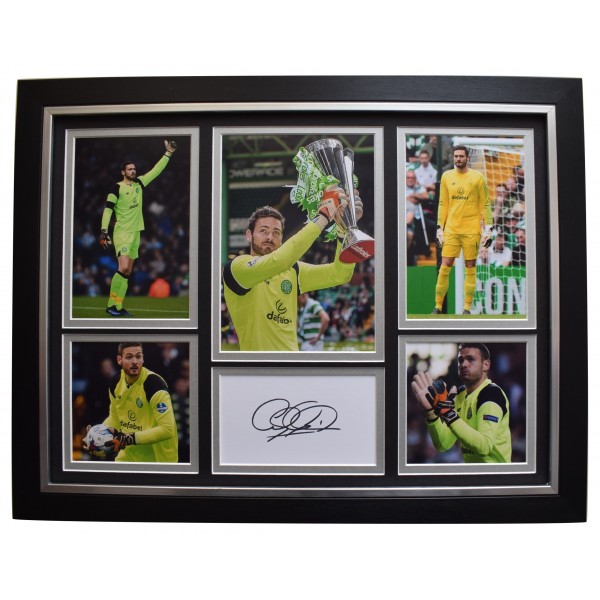 Craig Gordon Signed Framed Autograph 16x12 photo display Celtic Football COA Perfect Gift Memorabilia		