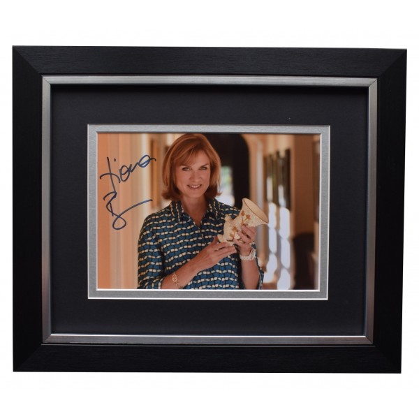 Fiona Bruce Signed 10x8 Framed Autograph Photo Mount Antiques Roadshow TV COA Perfect Gift Memorabilia		