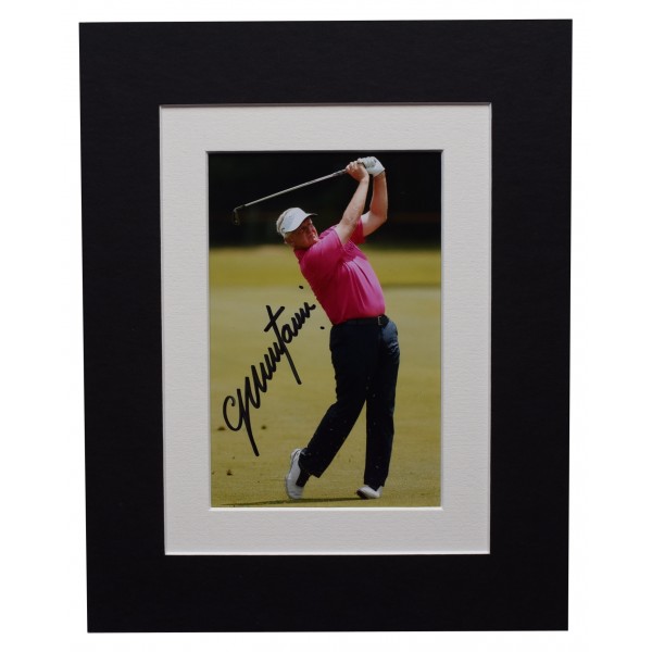 Colin Montgomerie Signed Autograph 10x8 photo display Golf Sport COA Perfect Gift Memorabilia