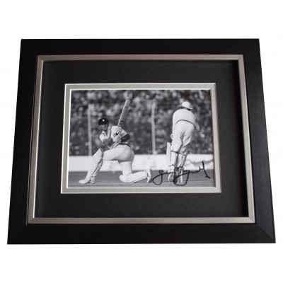 Geoff Boycott Signed 10x8 Framed Photo Autograph Display Cricket Sport AFTAL COA Perfect Gift Memorabilia