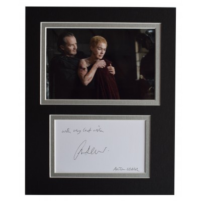 Anton Lesser Signed Autograph 10x8 photo display Game of Thrones TV AFTAL COA Perfect Gift Memorabilia