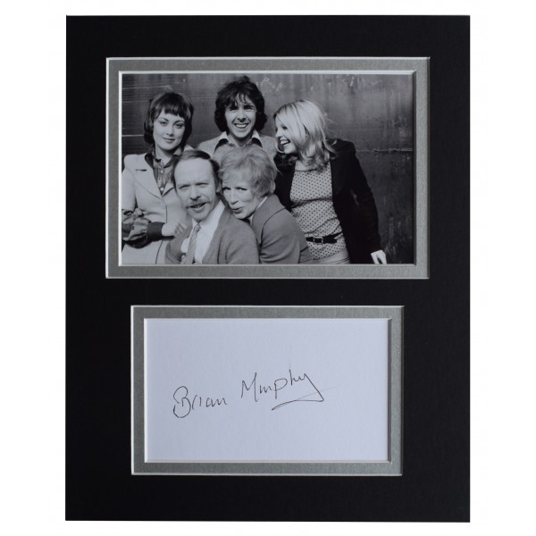 Brian Murphy Signed Autograph 10x8 photo display Man About the House AFTAL COA Perfect Gift Memorabilia