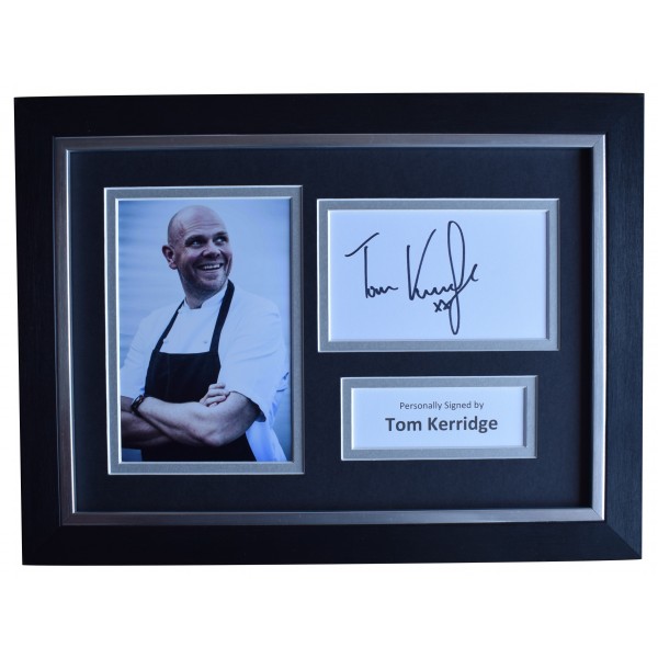 Tom Kerridge Signed A4 Framed Autograph Photo Display Diet Chef TV AFTAL COA  Perfect Gift Memorabilia	