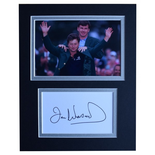 Ian Woosnam Signed Autograph 10x8 photo mount display Golf Sport AFTAL COA Perfect Gift Memorabilia