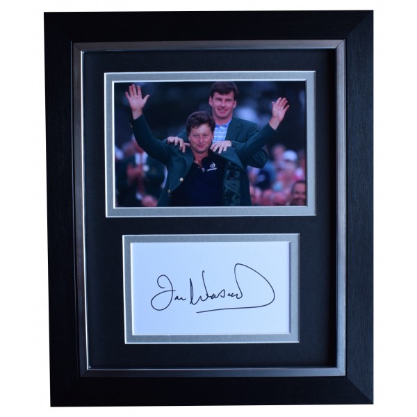 Ian Woosnam Signed 10x8 Framed Autograph Photo Display Golf Sport AFTAL COA Perfect Gift Memorabilia		